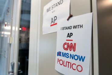 Trump schloss den Sender CNN im September von einer seiner Reisen aus.