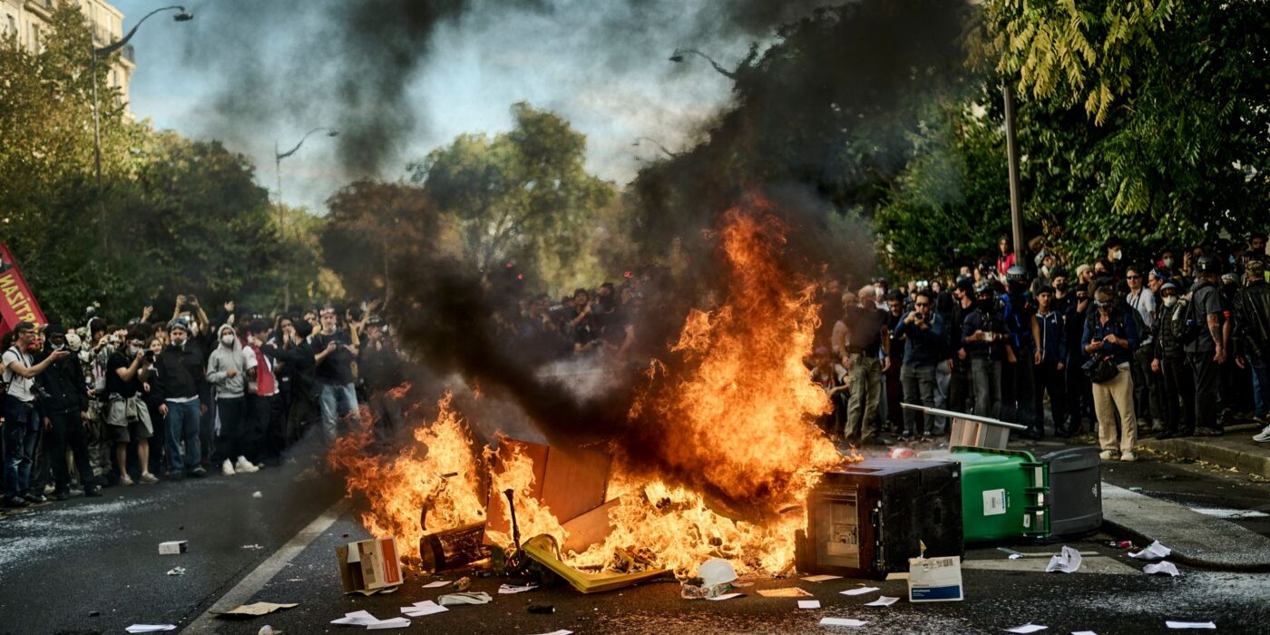 Die Schulproteste in Frankreich gehen weiter.