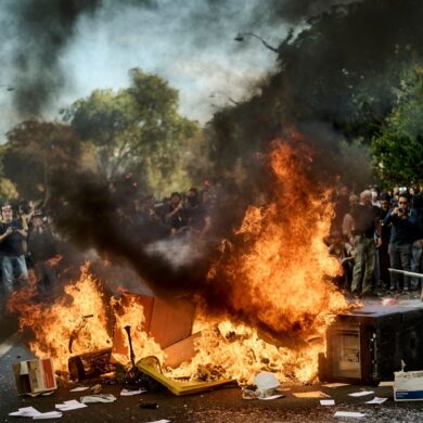 Die Schulproteste in Frankreich gehen weiter.
