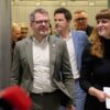 Die Spitzenpolitiker von Linken, Grünen und SPD in Berlin sprechen schon seit längerem über eine Regierungsbildung. (Archivbild)