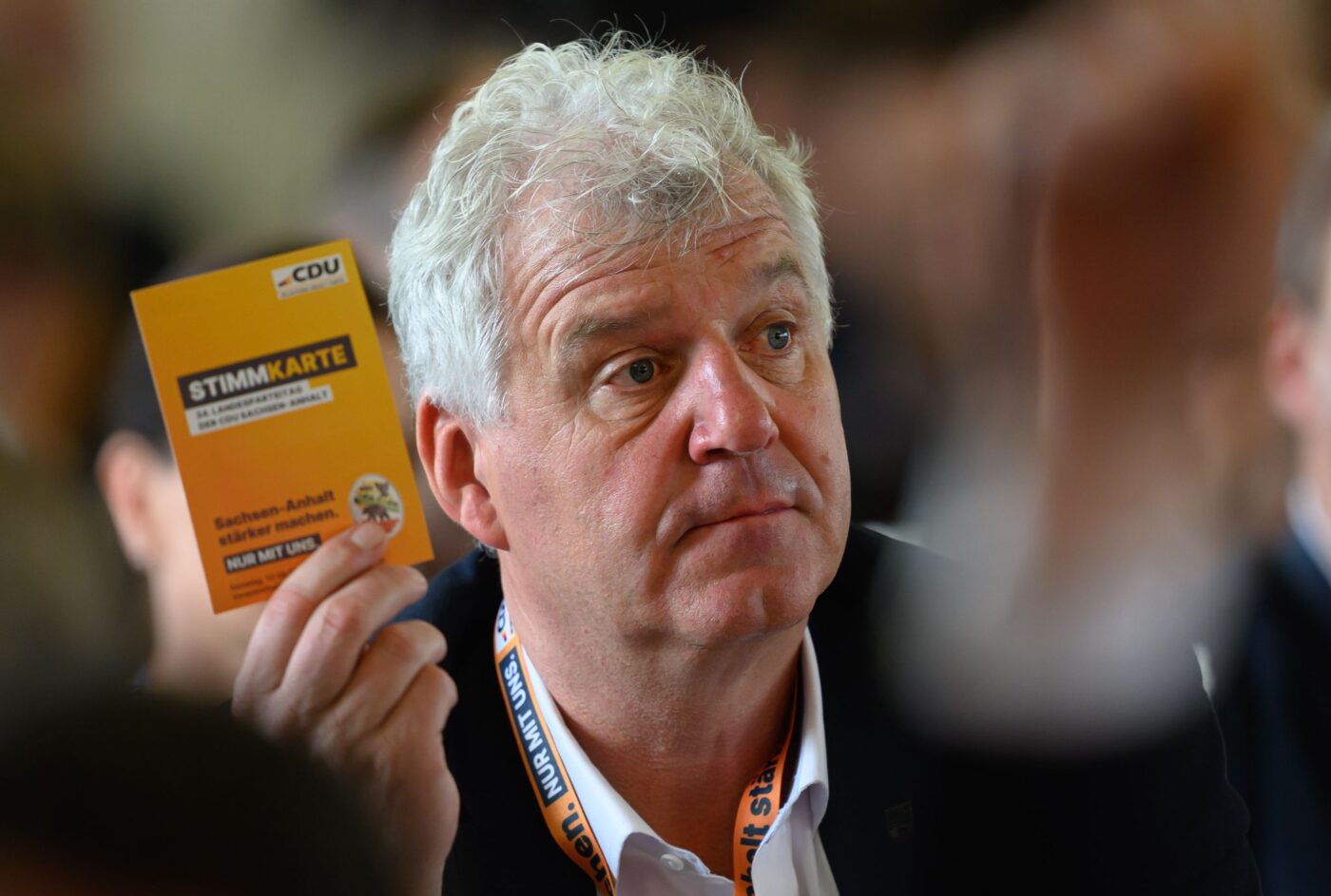 Anders als seine Fraktion will der CDU-Abgeordnete Guido Heuer bei der Ministerpräsidenten-Wahl nicht den Saal verlassen. (Archivbild)