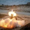 Luftwaffe feuert eine Patriot-Flugabwehrrakete