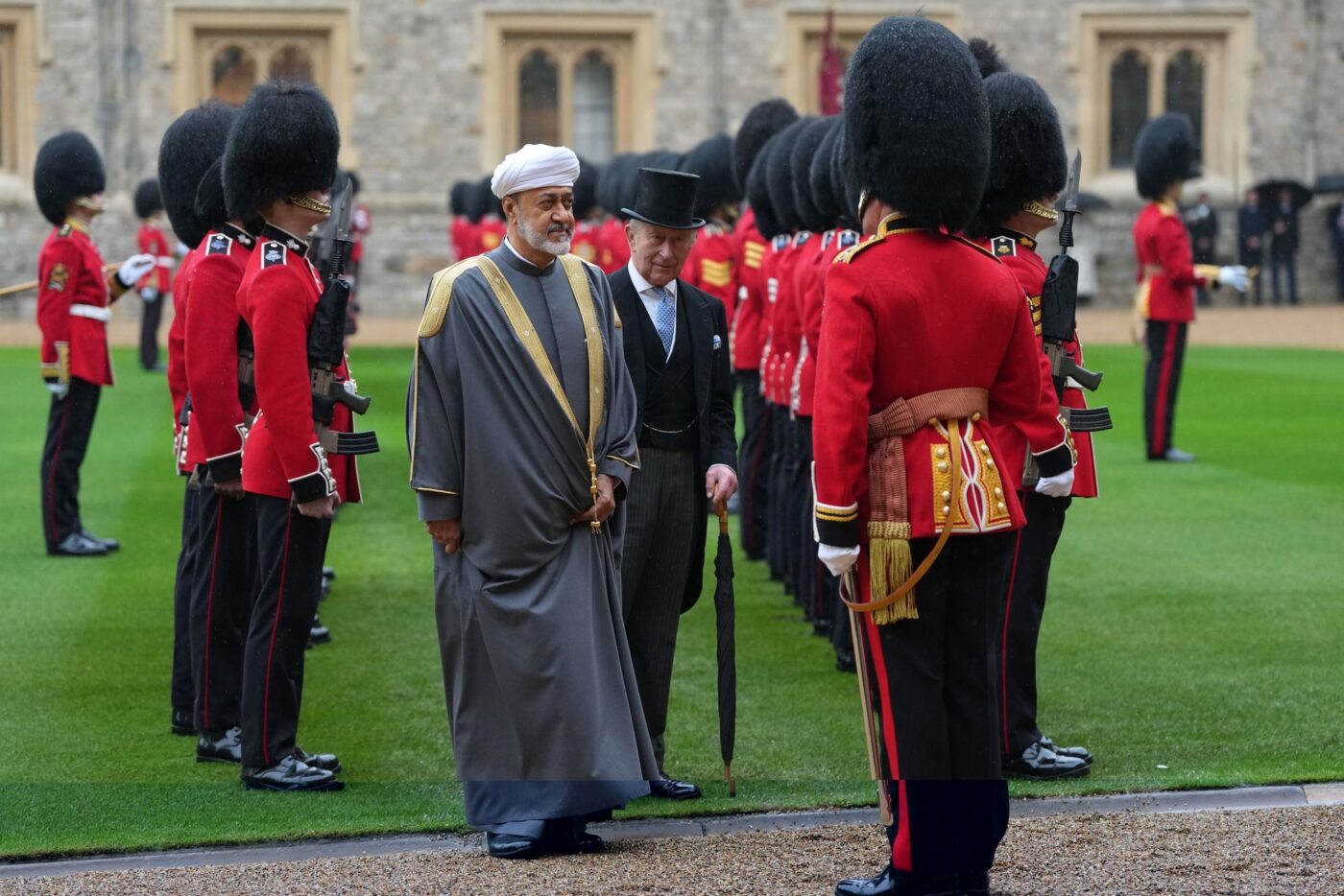 Ehrenwache für den Sultan in Großbritannien