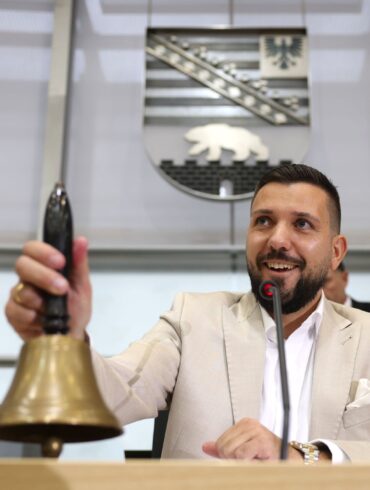 Als erster AfD-Politiker in Deutschland ist Tobias Rausch am vergangenen Dienstag zum Landtagspräsidenten von Sachsen-Anhalt gewählt worden. (Archivbild)
