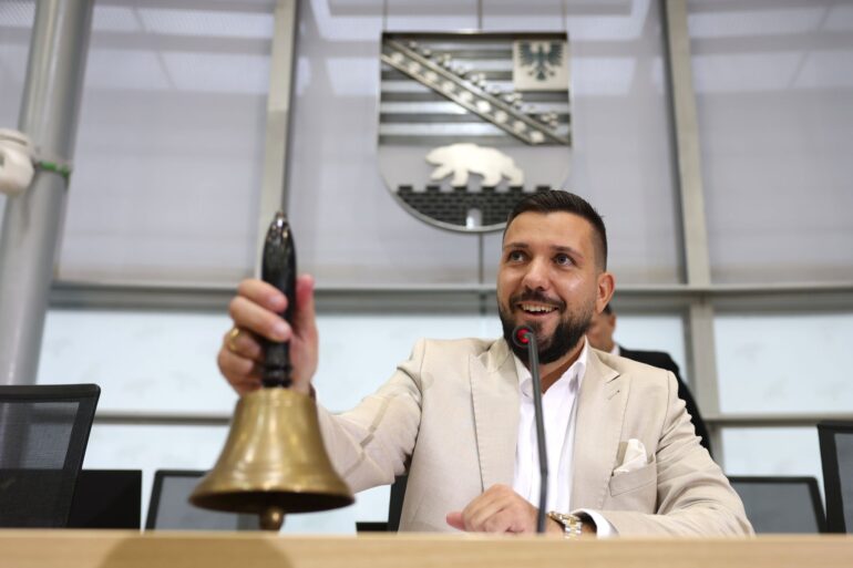 Als erster AfD-Politiker in Deutschland ist Tobias Rausch am vergangenen Dienstag zum Landtagspräsidenten von Sachsen-Anhalt gewählt worden. (Archivbild)