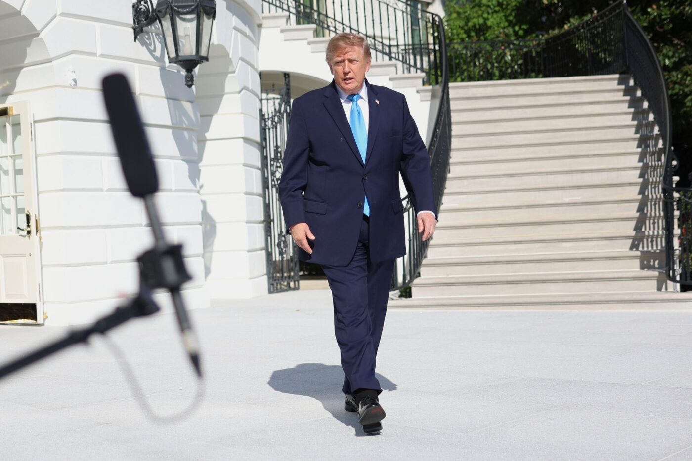 Trump verkündet den Namen seiner neuen Pressesprecherin. (Archivbild)
