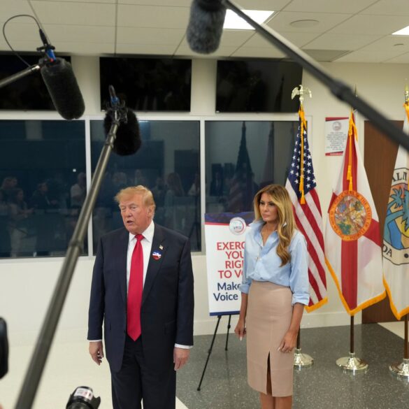 Trump hat vorab gewählt.