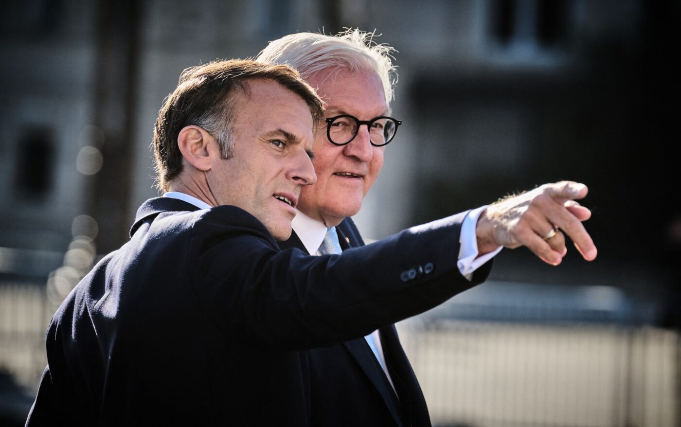 Steinmeier und Macron scheiden beide im kommenden Jahr aus ihren Ämtern.
