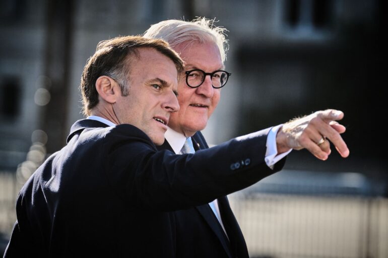 Steinmeier und Macron scheiden beide im kommenden Jahr aus ihren Ämtern.