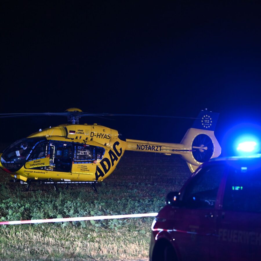 Auch Rettungshubschrauber waren im Einsatz. (Symbolbild)