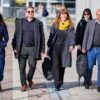 Eine Delegation der Berliner Linken traf sich im Haus der Statistik mit Vertretern von Grünen und SPD.