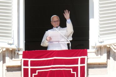 Der Papst bei seinem Angelus-Gebet.