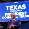 Es ist bereits Trumps dritte Reise nach Texas innerhalb eines Monats.