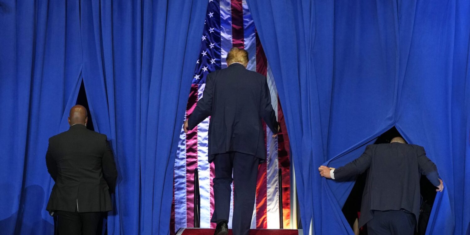 US-Präsident Donald Trump verlässt eine Veranstaltung.