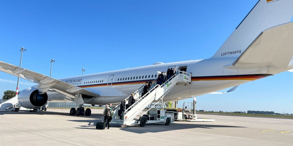 Sowohl Merz als auch Steinmeier werden heute in solche Flugzeuge steigen. (Archivfoto)