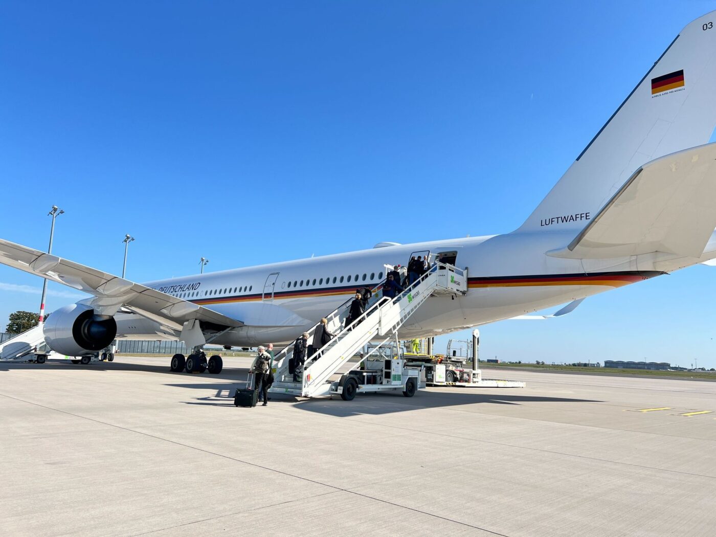 Sowohl Merz als auch Steinmeier werden heute in solche Flugzeuge steigen. (Archivfoto)