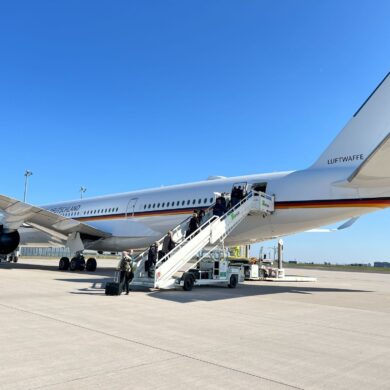 Sowohl Merz als auch Steinmeier werden heute in solche Flugzeuge steigen. (Archivfoto)