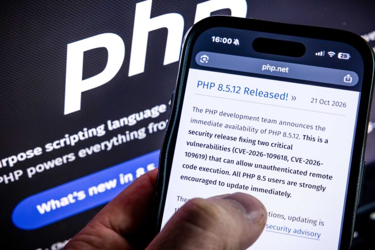Fehler in der Programmsprache PHP gefährden viele Websites.