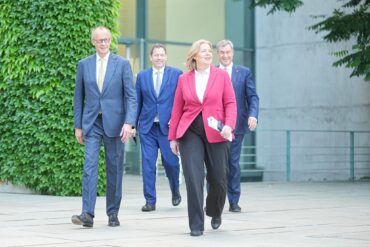 Im Koalitionsausschuss treffen sich die Spitzen von Union und SPD. (Archivbild)
