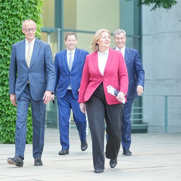 Im Koalitionsausschuss treffen sich die Spitzen von Union und SPD. (Archivbild)