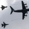 Zwei Flugzeuge vom Typ A400M sollen zur Betankung von Kampfjets bei der Übung eingesetzt werden.