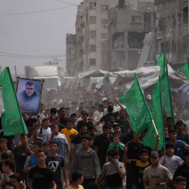 Begräbnis von Hamas-Kämpfern im September 2026 im Gazastreifen. (Archivbild)