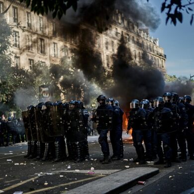 Bei landesweiten Demonstrationen am Samstag in Frankreich befürchten die Behörden Ausschreitungen (Archivbild)