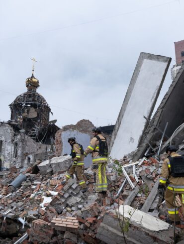 Die ostukrainische Frontstadt Kramatorsk erlebt immer wieder schwere russische Angriffe. (Archivbild)