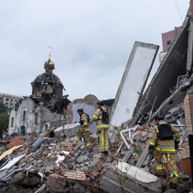 Die ostukrainische Frontstadt Kramatorsk erlebt immer wieder schwere russische Angriffe. (Archivbild)