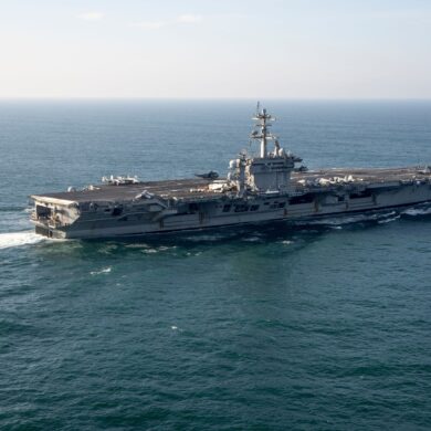Der US-Flugzeugträger «USS George Washington» befindet sich aktuell im Nahen Osten. (Archivbild)