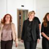 Die Parteispitzen um Bettina König (SPD), Nina Stahr (Grüne) und Kerstin Wolter (Linke) haben sich auf Sondierungen geeinigt.