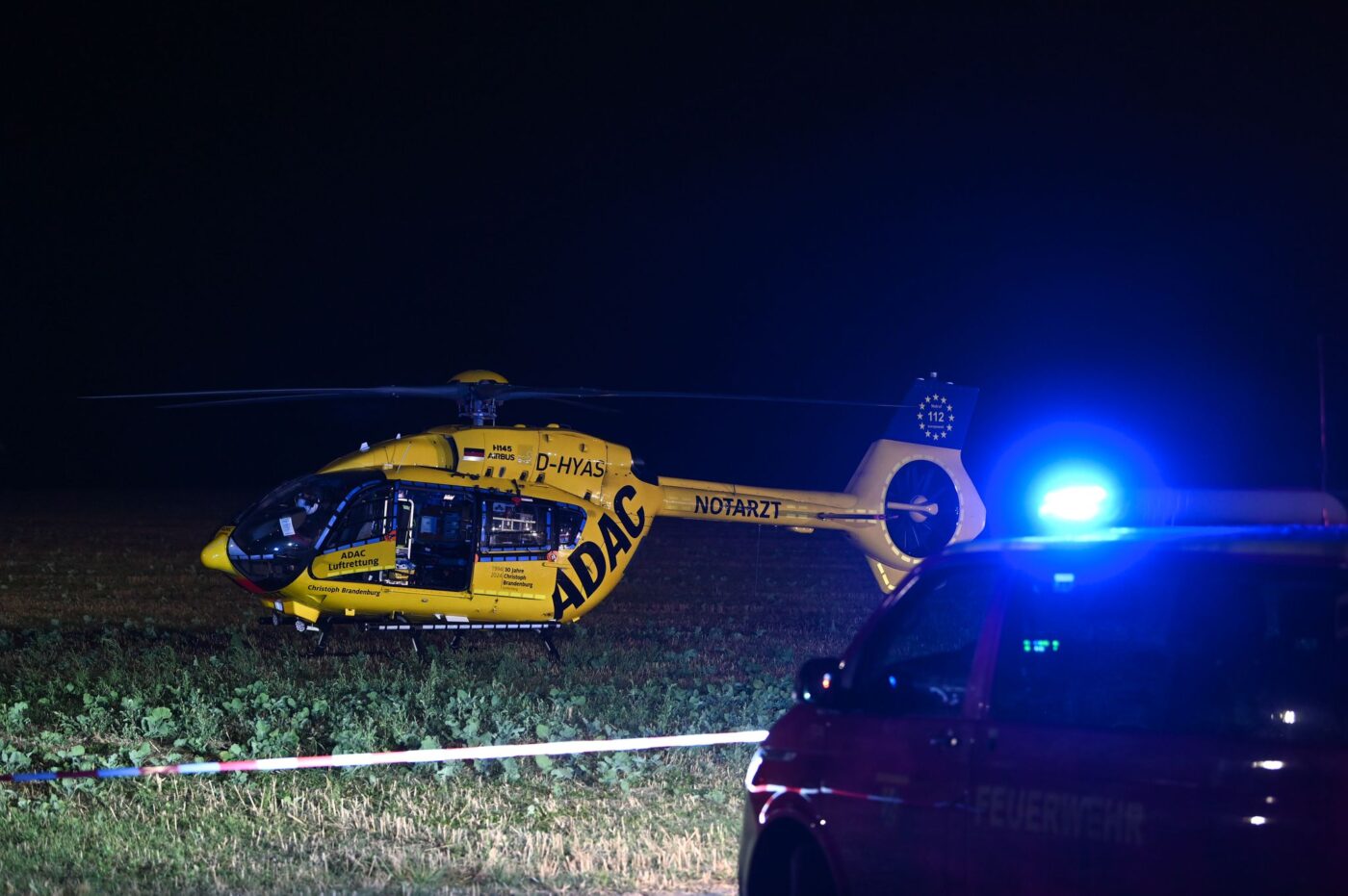 Auch Rettungshubschrauber waren im Einsatz. (Symbolbild)