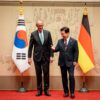 Der erste Termin des Kanzlers in Seoul ist beim Präsidenten.