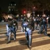 Eine verstärkte Polizeipräsenz sorgte dafür, dass die Nacht in französischen Städten ruhig verlief.